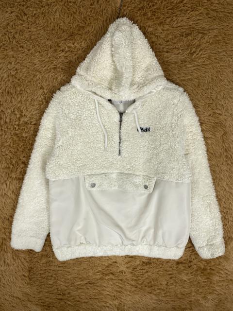 Other Designers Quiksilver - Vintage Roxy Fleece Hoodie Half Zipper Jacket J2304