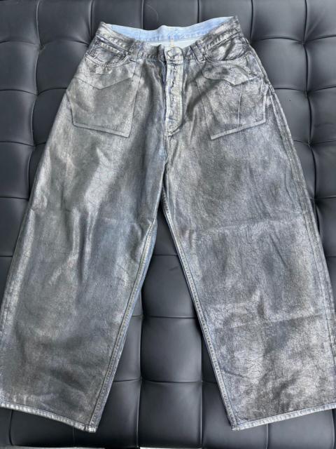 Acne Studios Acne Studios Silver Coated Waxed Jeans