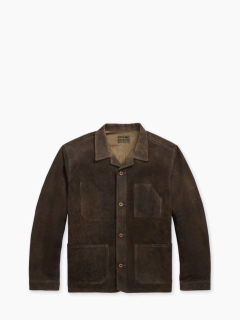 RRL by Ralph Lauren RRL KENMARE ROUGHOUT SUEDE JACKET VINTAGE BROWN