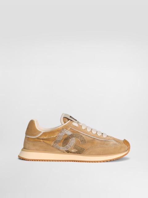Mixed-material DG Cushion sneakers