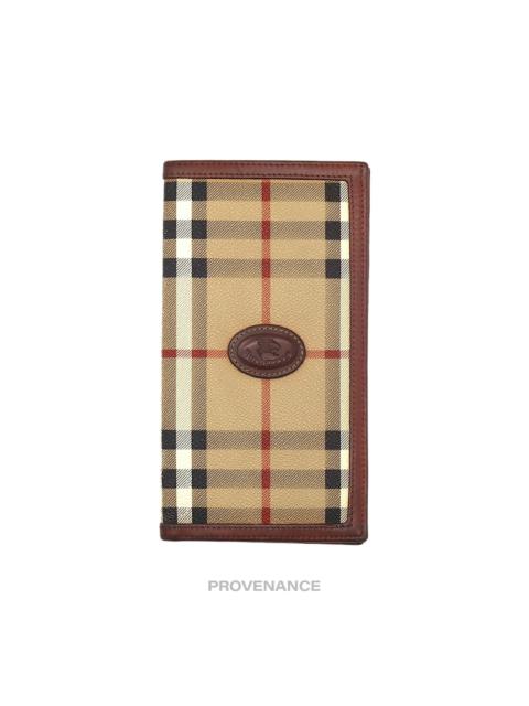 Burberry Burberry Long Wallet - Nova Check Tan