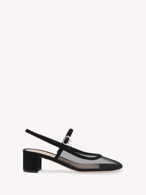 Gianvito Rossi Gianvito Rossi Francoise Sandal in Black at Nordstrom