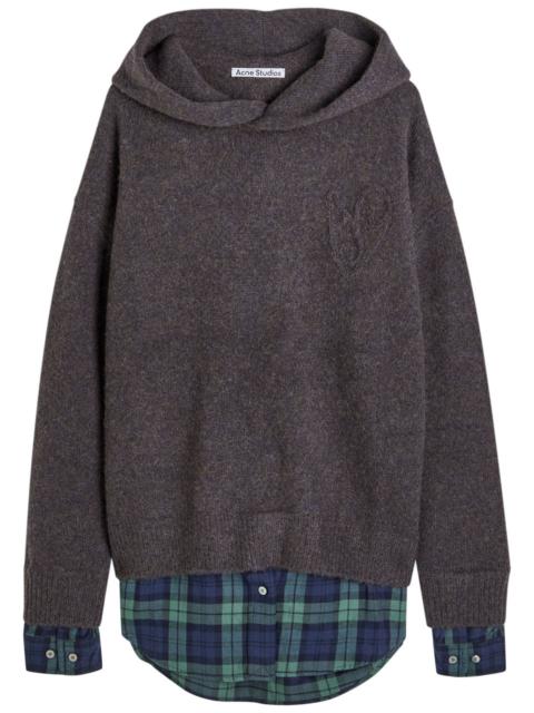 Acne Studios Acne Studios Shirt-effect Wool-blend Jumper