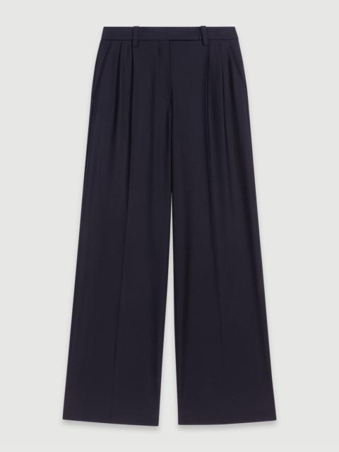 maje Wide-leg suit trousers