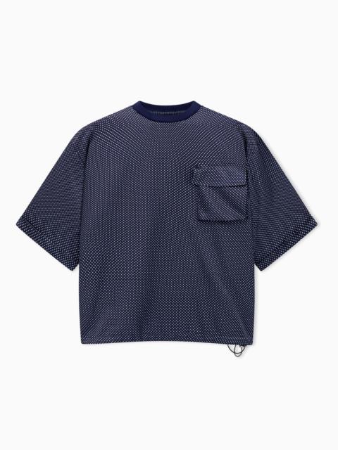 GIORGIO ARMANI PRINTED SILK T-SHIRT SHIRT