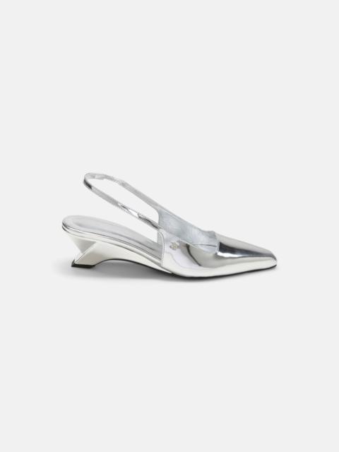DOROTHEE SCHUMACHER MIRROR SHINE wedge slingback