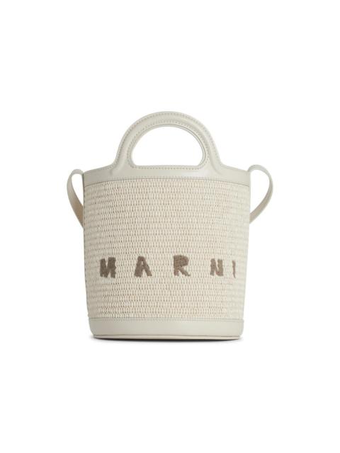 Marni Marni 'Tropicalia' White Leather Blend Bag Women