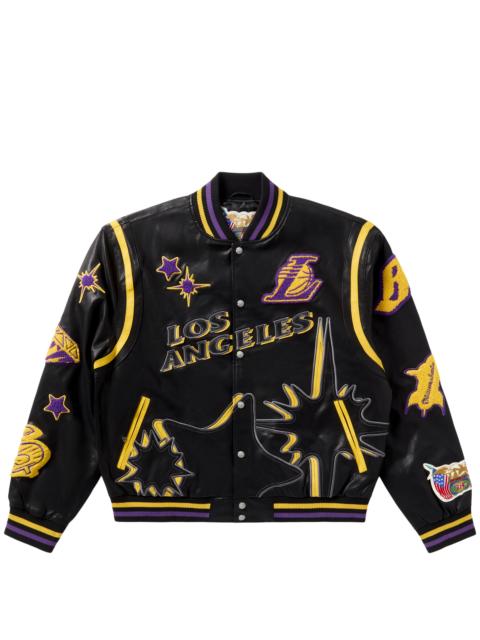 BILLIONAIRE BOYS CLUB BBC X JEFF HAMILTON LAKERS VARSITY JACKET
