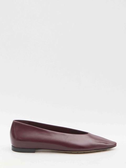 Bottega Veneta Bottega Veneta Women Burgundy Sofia Ballet Flats