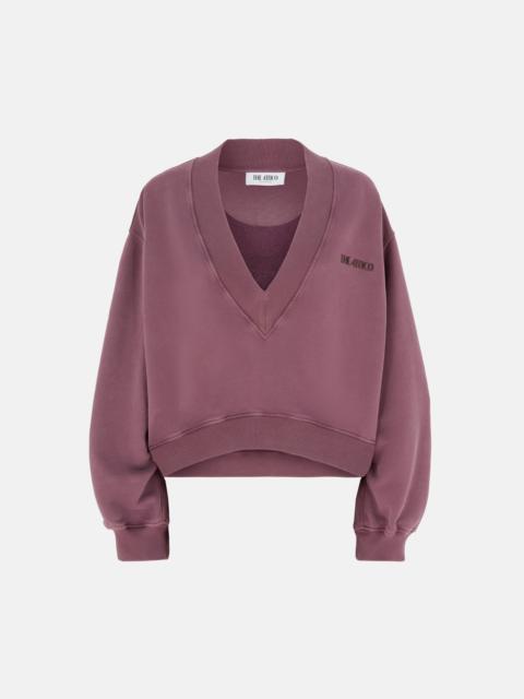 THE ATTICO MAUVE FADE SWEATSHIRT