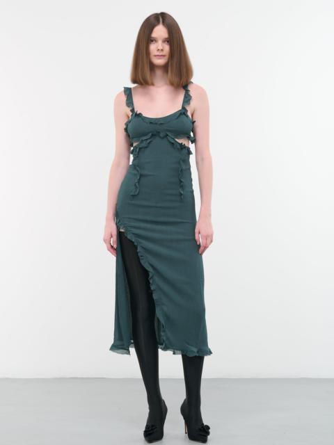 Acne Studios Ruffled Strap Dress