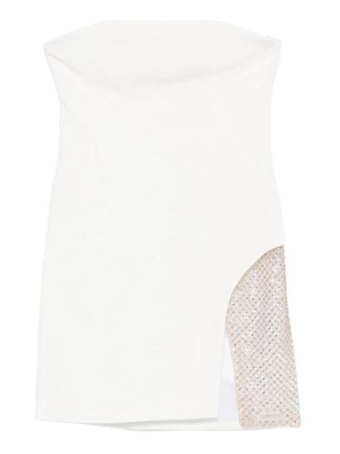 THE ATTICO strapless mini dress