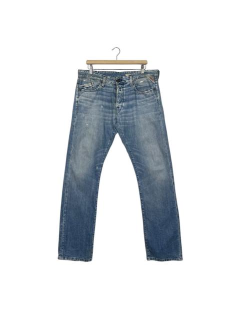 Other Designers Replay Distressed Zipper Fly Jeans W 36