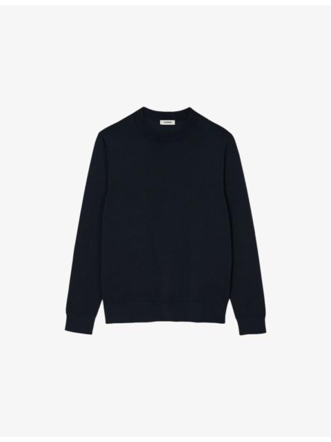 Sandro Crewneck fine-knit jumper