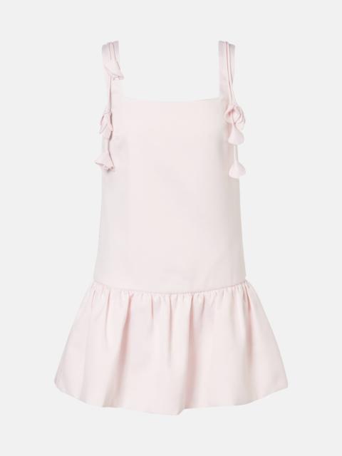 self-portrait Taffeta minidress