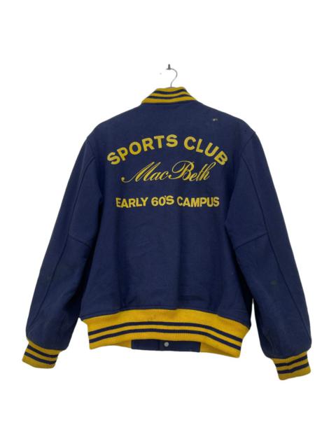 Other Designers Vintage Varsity Mac Beth 60s Campus Wool Varsity
