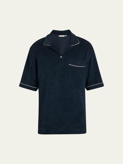 Moncler Men's Terry Polo Shirt