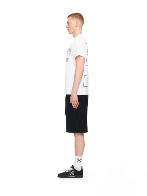 Off-White Slim Fit Outlined Signature S/S T-Shirt