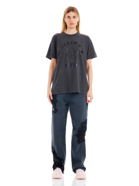 Collina Strada CS GYM WORN BLACK GRAPHIC TEE