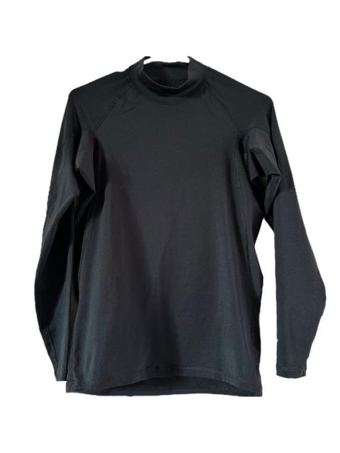 Patagonia Long Sleeve Outdoor Shirt Mock Neck Pullover Raglan Dark Gray Medium