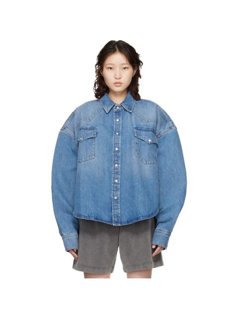 VETEMENTS Blue Cowboy Denim Shirt
