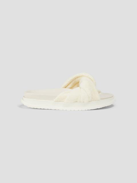 Zimmermann Twisted terry slides