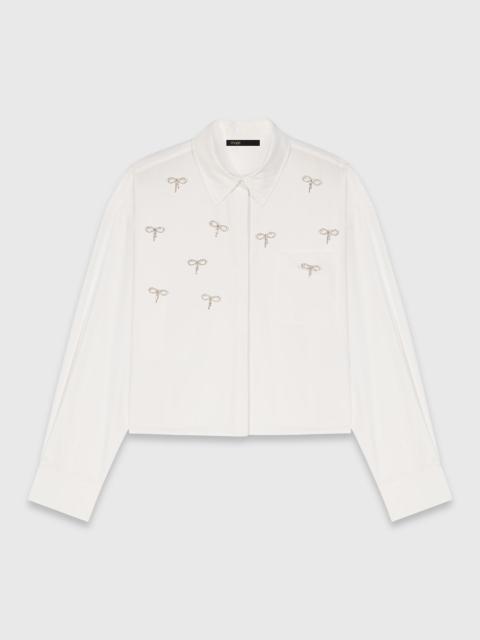 maje Jewel detail shirt