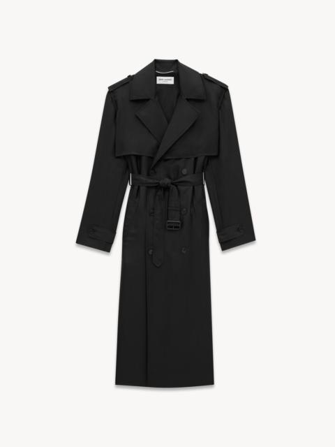 TRENCH COAT IN SILK