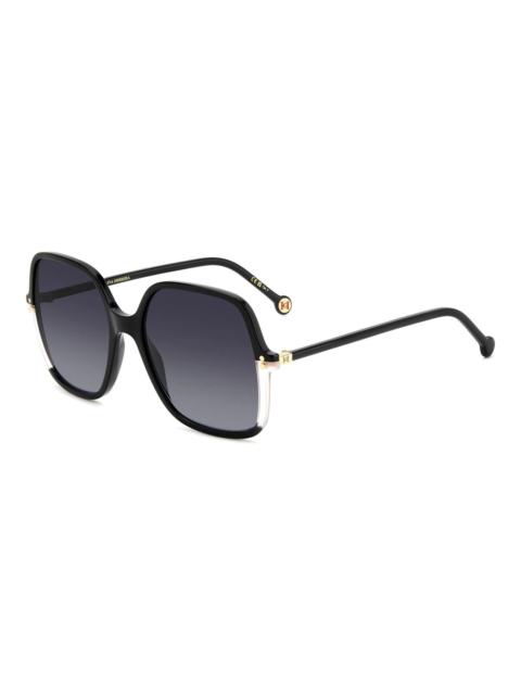 CAROLINA HERRERA Carolina Herrera Grey Gradient Square Ladies Sunglasses HER 0244/S 03H2/9O 56
