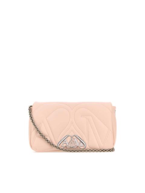 Alexander McQueen Alexander Mcqueen Pink Leather Small Seal Shoulder Bag