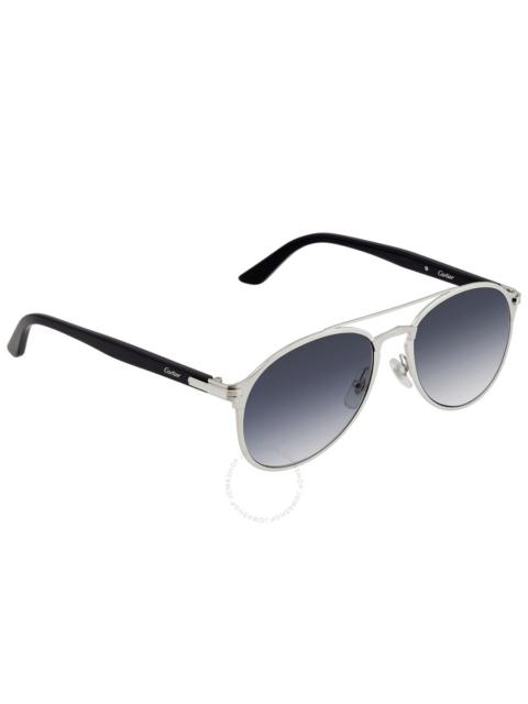 Cartier Blue Gradient Pilot Men's Sunglasses CT0212S 004 56