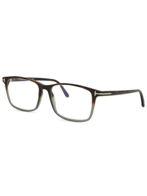 TOM FORD Tom Ford Blue Light Block Pilot Men's Eyeglasses FT5584-B 056 54