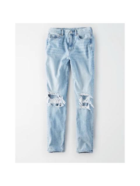 Other Designers American Eagle Outfitters - AE Distressed Mom Jeans in Uber Cool