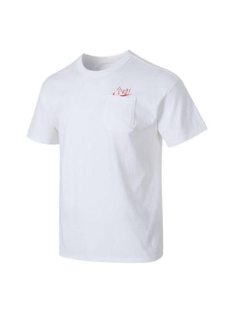 Nike Nike Sportswear Full Score Pocket T-Shirt 'White Red' HF6594-100