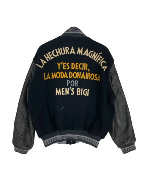 Other Designers Vintage Men Big Lachechura Magnifica Varsity Jacket Japan