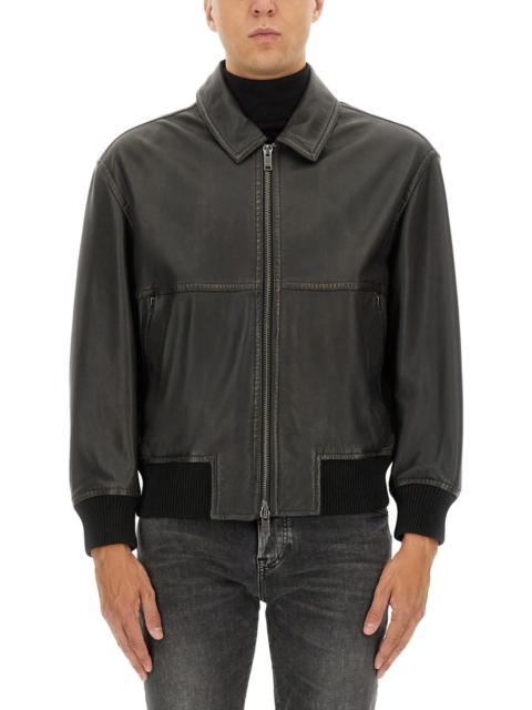BOSS Boss Men Leather Jacket