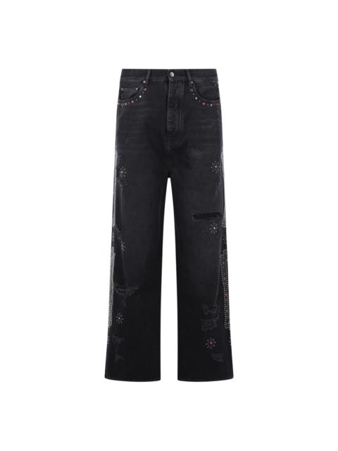 AMIRI Amiri Black Denim - Wide-Leg Jeans Men