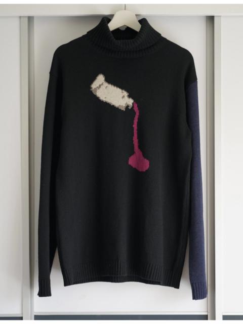 Yohji Yamamoto Yohji Yamamoto 09AW Oil Paint Sweater