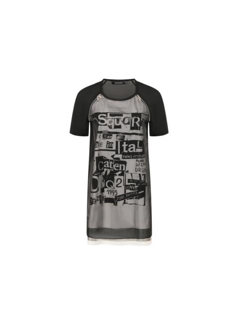 DSQUARED2 Dsquared2 Silk Printed Mini Dress Women