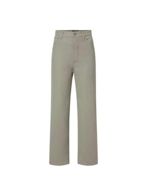 straight-leg jeans