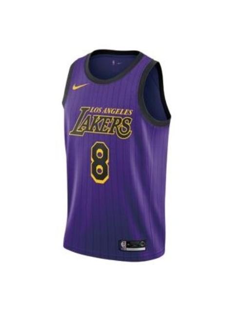 Nike Nike NBA Jersey Kobe Bryant SW Fan Edition 18-19 Season City limited lakers No. 8 Purple AV4270-504