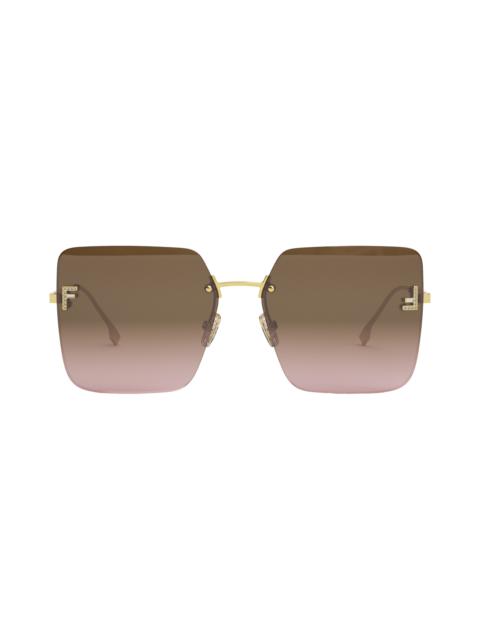 FENDI 'Fendi First 59mm Geometric Sunglasses