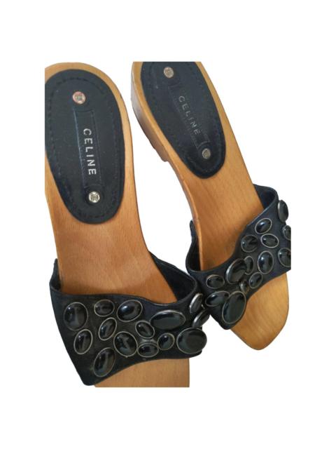 Leather mules & clogs