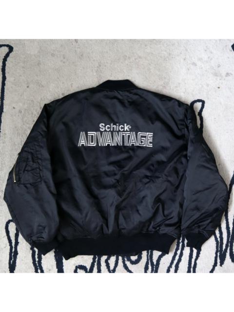 Other Designers Vintage 90s Satoshi Tsujimoto 1988 Schick Advantage RGV500 Suzuki Racing Embroidered Big Logo Bomber