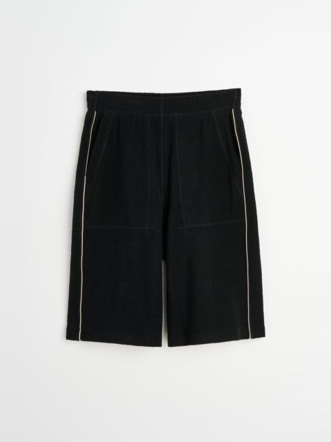 WALES BONNER WALES BONNER PRINCE SHORTS BLACK