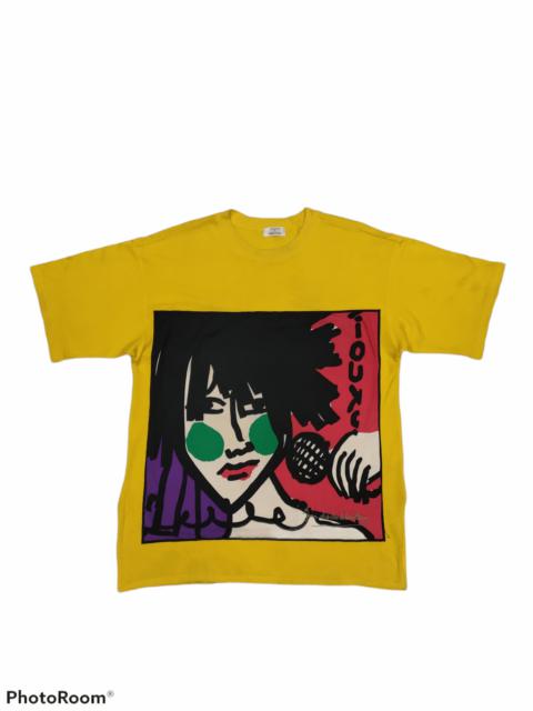 Other Designers Band Tees - 1990s JCDC X SIOUXSIE AND THE BANSHEES ART PATCH SHIRT