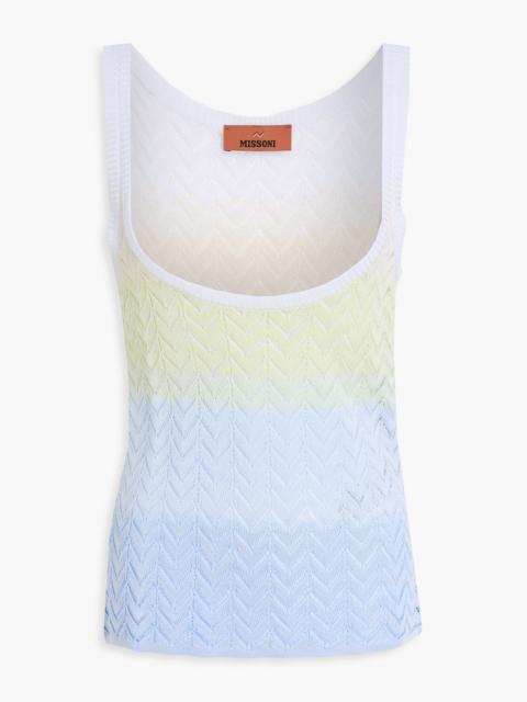 Missoni Crochet-knit tank