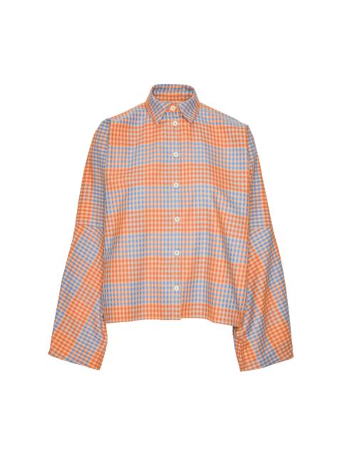 HENRIK VIBSKOV BANANA BLOUSE - ZUZU CHECKS