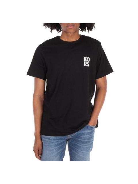 MICHAEL KORS Michael Kors Transistor Graphic Logo Cotton T-Shirt