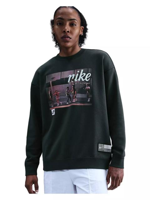 Nike Women's Club Fleece Loose Crew -Seaweed Green